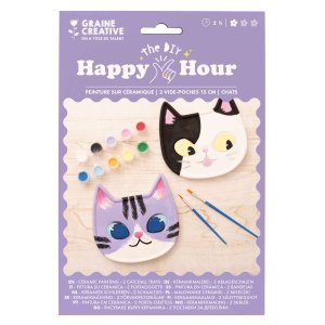 Keramikm�lning Happy Hour - Kattsk�lar