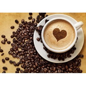 DiamondArt 27x19 cm - Coffee for her