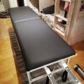 Kundbild M�beltyg Vinyl 140 cm - Gr�: Massageb�nken blev som ny!