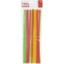F�rgade chenillepipor 6 mm, 28-pack
