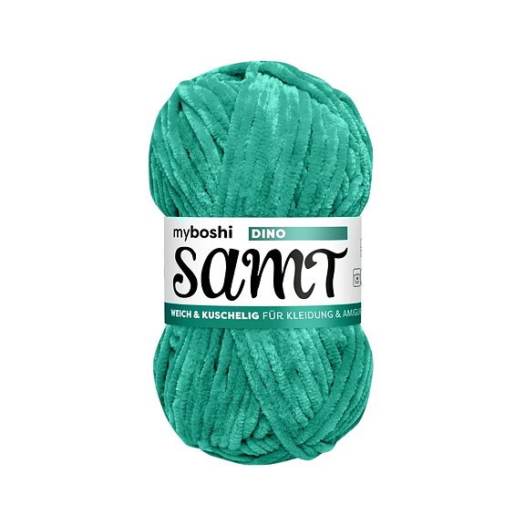 Myboshi Samt - 100 g - Grøn - Myboshi garn, Garn, Strikke, hækle, knytte og væve