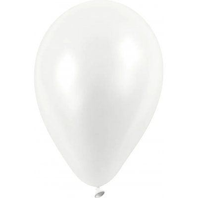 Ballonger - hvite - 23 cm - 10 stk