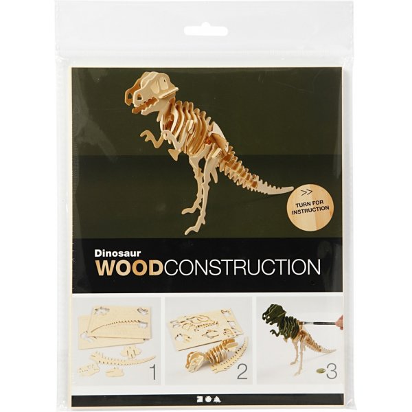 3D konstruktionsfigur - Dinosaurie 3D konstruktionsfigur - Dinosaurie