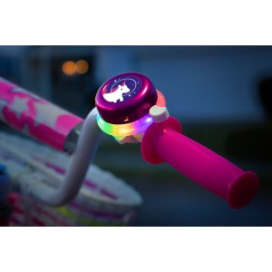 Cykelklocka LED barn flerf�rgad med ljus