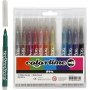 Colortime Glitter tusj - blandede farger - 2 mm - 12 stk