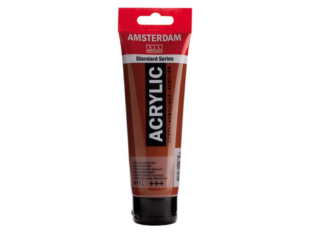 Amsterdam Akrylmaling 120 ml - Burnt Sienna - Akrylfarver, Kunstnerfarver