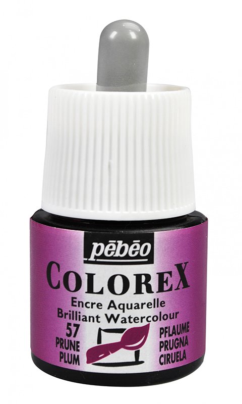 Markeringspen - Pebeo Colorex - Blomme - Tusch & Blæk, Kunstnerfarver