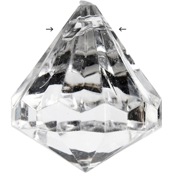 Prismer akryl 27x30 mm transparente 8 stk. Prismer akryl 27x30 mm transparente 8 stk.