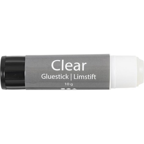 Clear Limstift - Rund - 10 g - 2st Clear Limstift - Rund - 10 g - 2st