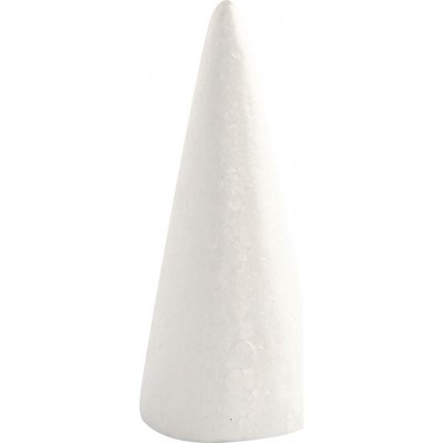 Styrofoam kogler - hvid - 6 cm - 5 stk