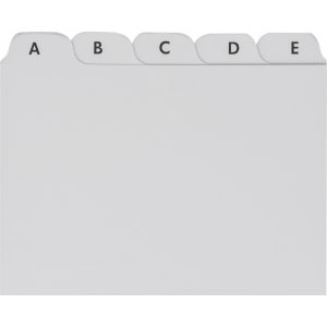 Skrivkort - A7 register - gr