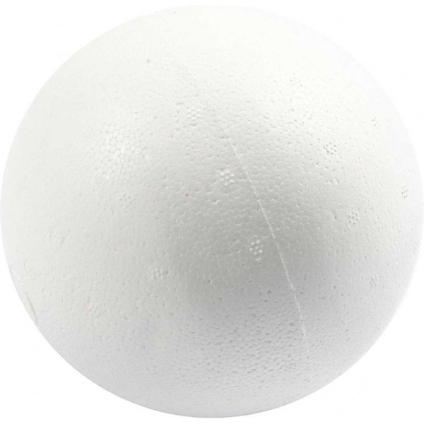Kulor av frigolit - vit - Ø12 cm - 25 st Kulor av frigolit - vit - Ø12 cm - 25 st