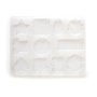 Silikonform f�r nyckelringar 15,6 x 12,1 x 0,7 cm