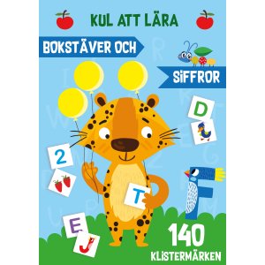 Morsomt å lære bokstaver og tall - aktivitetsbok med gjenbrukbare klistremerker Morsomt å lære bokstaver og tall - aktivitetsbok med gjenbrukbare klistremerker