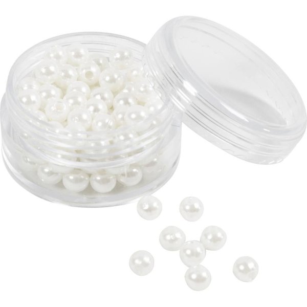 Vaxpärlor pärlemor 5 mm 110 st Vaxpärlor pärlemor 5 mm 110 st