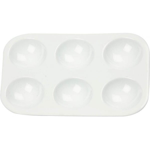 Palett - vit - 13 x 8,5 cm - 10 st Palett - vit - 13 x 8,5 cm - 10 st