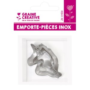 Kakmått enhörning 3-pack, 2–4 cm Kakmått enhörning 3-pack, 2–4 cm