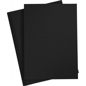 Papper - svart - A4 - 20 st