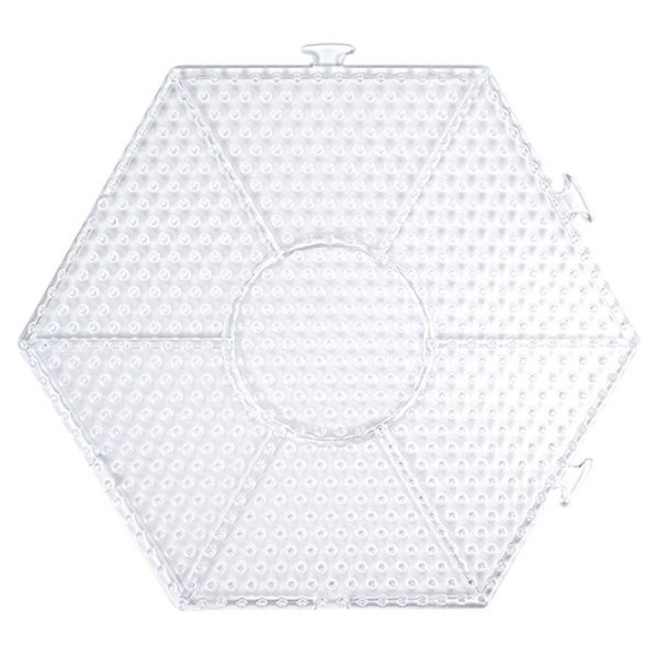 Pärlplattor hexagon byggbara stora 10 st Pärlplattor hexagon byggbara stora 10 st