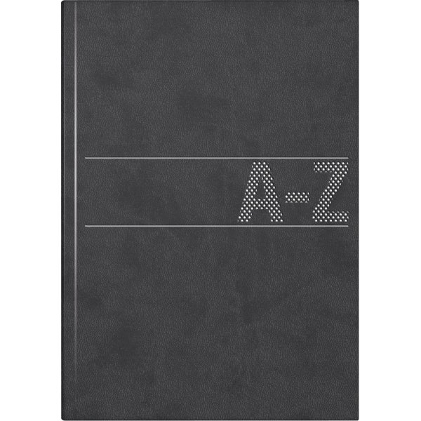 Adressebok - A5 AZ - svart