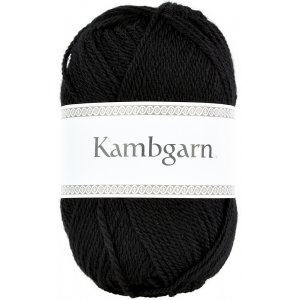 Kambgarn 50g - Black (0059)