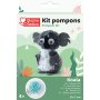 Gör-det-själv-kit för pompom - koala Gör-det-själv-kit för pompom - koala