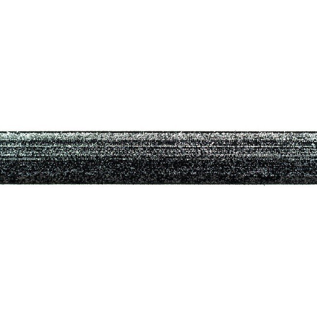 Dekorbånd - Glitter, Gradient - Sort-Sølv - Dekorationsbånd - Øvrige, Bånd & dekorationsbånd, Tekstilbånd & snor