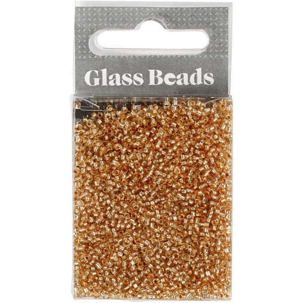 Rocaillepärlor 1,7 mm Persika 25 g Rocaillepärlor 1,7 mm Persika 25 g