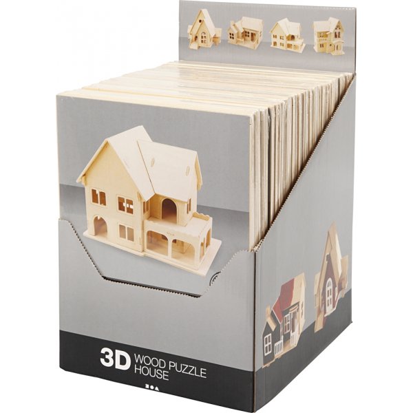 3D Konstruktionsfigur - 4 x 6 st 3D Konstruktionsfigur - 4 x 6 st