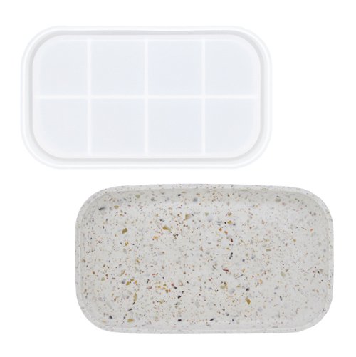 Silikonform rektangulär bricka 26,4 x 15,1 x 2,2 cm Silikonform rektangulär bricka 26,4 x 15,1 x 2,2 cm