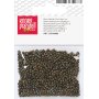Bohemiska rocaillep�rlor 2,5 mm, 20 g, brun metallic