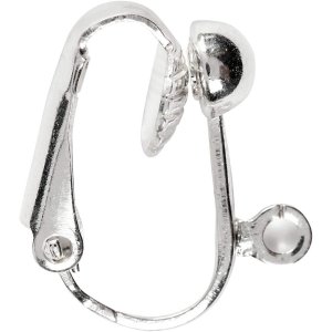 �reklips med l�kke s�lvbelagt 16,5 mm 6 stk