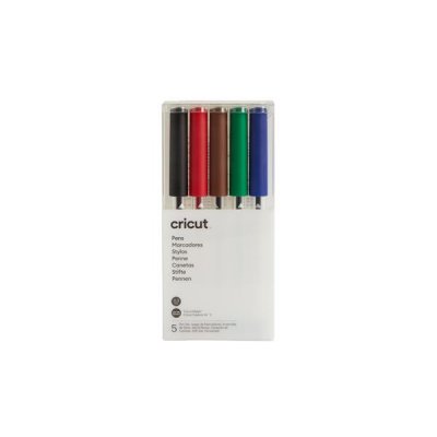 Penne Extra Fine 5-pak Cricut Explore/Maker - Basisfarver