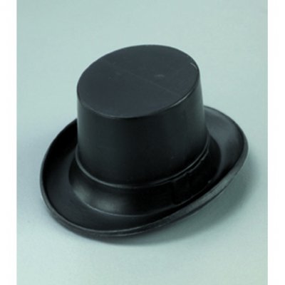 Miniatyr 20 mm - svart 3 st. Hg hatt