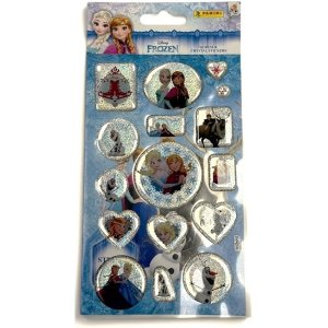 Disney Frozen samlaralbum med kristallklisterm�rken - 16 delar