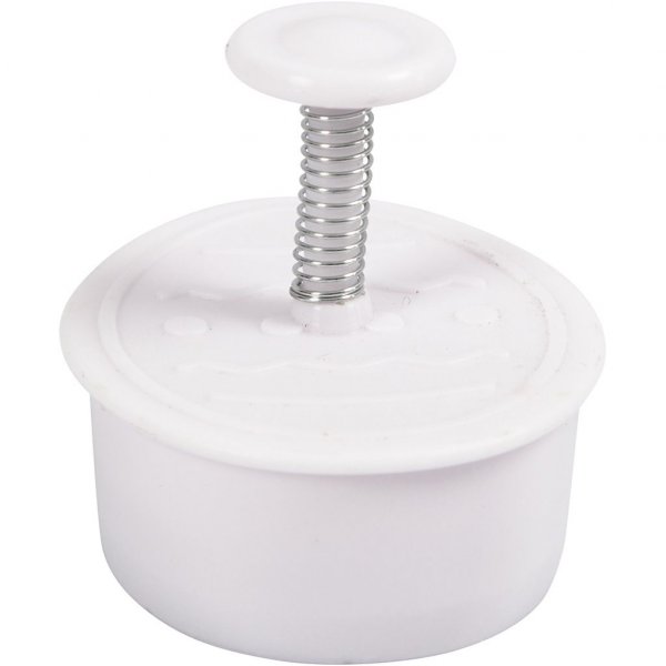 Pr�gede udstikkere - p�skemotiv 5 cm - 4 stk.