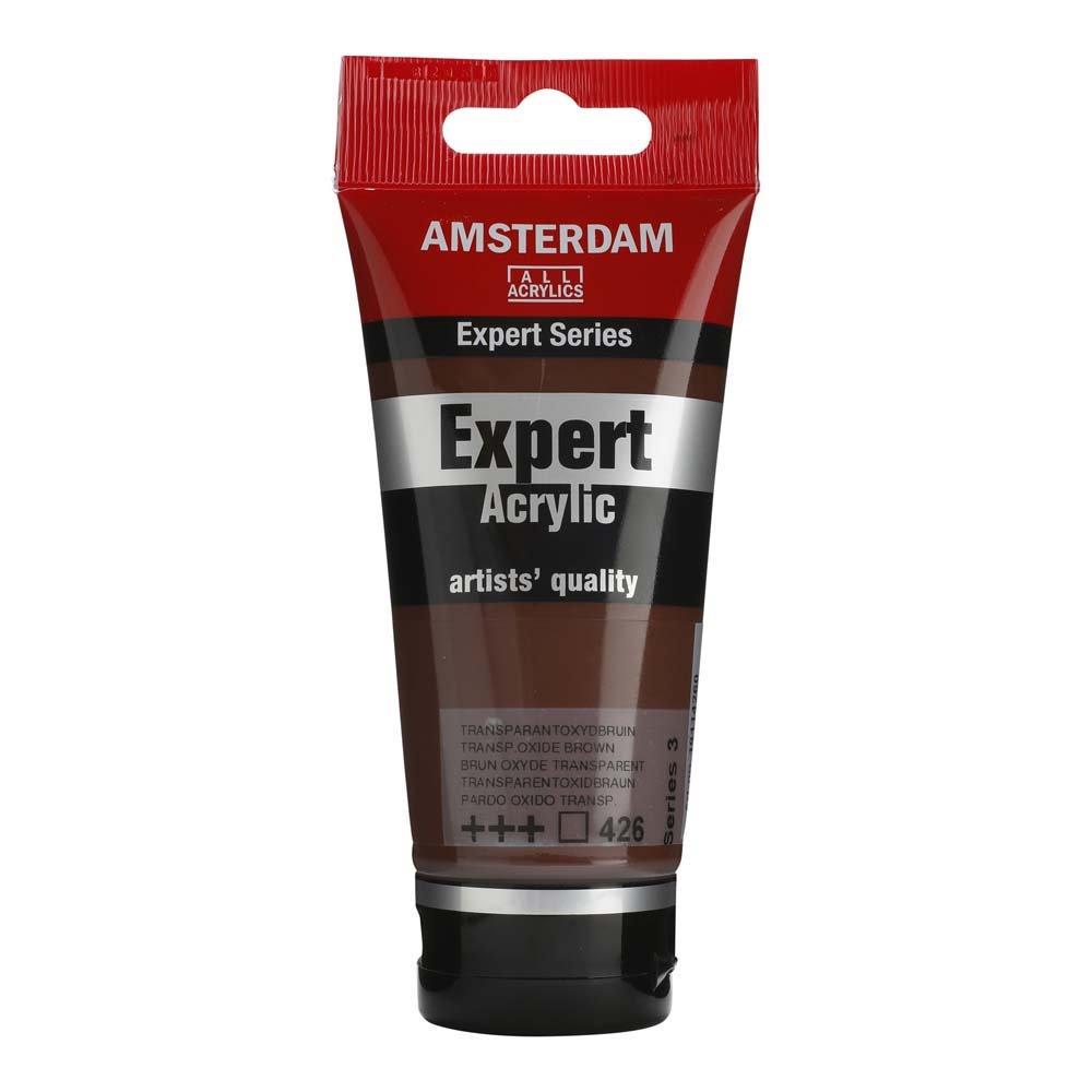 Amsterdam Acrylic Expert - 75 ml-Transparent oxid brun - Akrylfarver, Kunstnerfarver