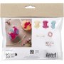 Mini DIY Kit Pompom, colorful, gg