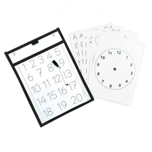 Write & Erase set A4 PET med penna och 7 ark