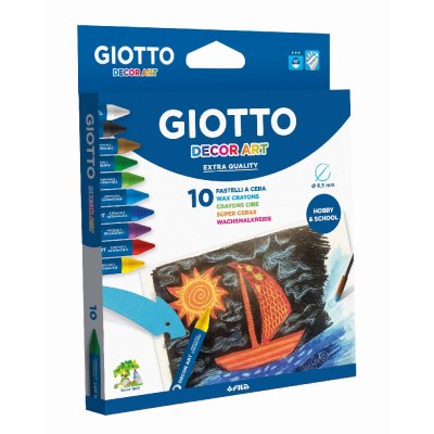 Vaxkritor Giotto Decor Cera - 10-pack