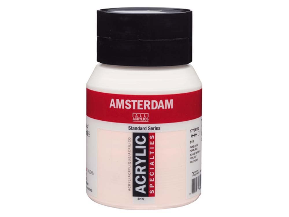 Amsterdam Akryl 500 ml - Pearl Red - Akrylfarver, Kunstnerfarver