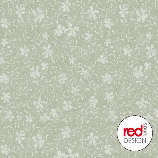 Vaxduk med Blad motiv - Gr�n