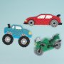P�rlplattor Fordon 3-pack - Transparenta former
