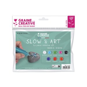 Påse med 8 glitterpennor Slow&Art Påse med 8 glitterpennor Slow&Art