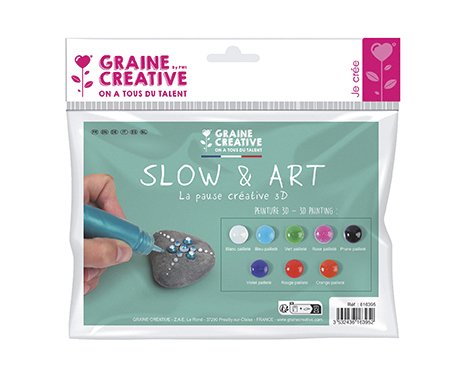 Påse med 8 glitterpennor Slow&Art Påse med 8 glitterpennor Slow&Art