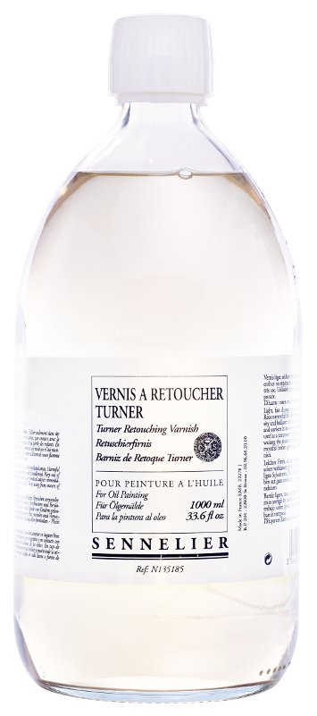 Fernis Sennelier Turner 1 Liter - Retouching Varnish - Akrylmedier, Malermedium, Fernis og kunstner medier til kunstmaling