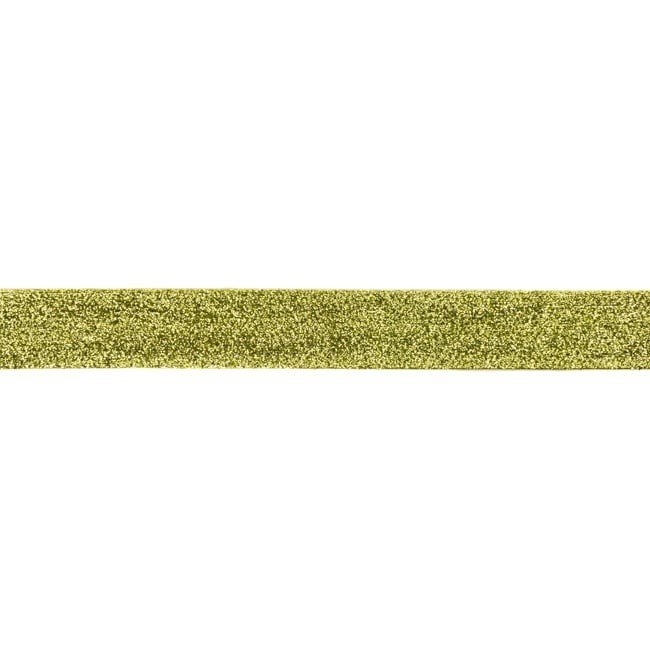 Dekorbånd - Glitter - 25 mm - Lime - Dekorationsbånd - Øvrige, Bånd & dekorationsbånd, Tekstilbånd & snor