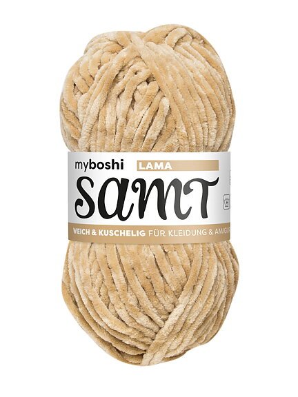 Myboshi Samt - 100 g - Lama - Myboshi garn, Garn, Strikke, hækle, knytte og væve