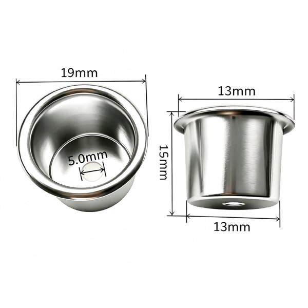 Ljushållare 13 mm silver - 25-pack Ljushållare 13 mm silver - 25-pack