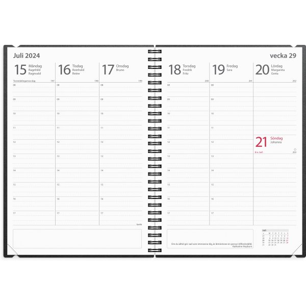 Kalender 24/25 Studie - A5 - År Kalender 24/25 Studie - A5 - År